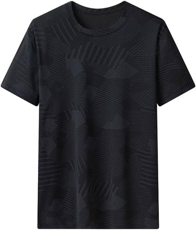 Men's Round Neck Polyester Casual T-shirt (Pack of 4)