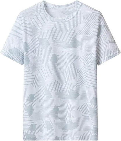 Men's Round Neck Polyester Casual T-shirt (Pack of 4)